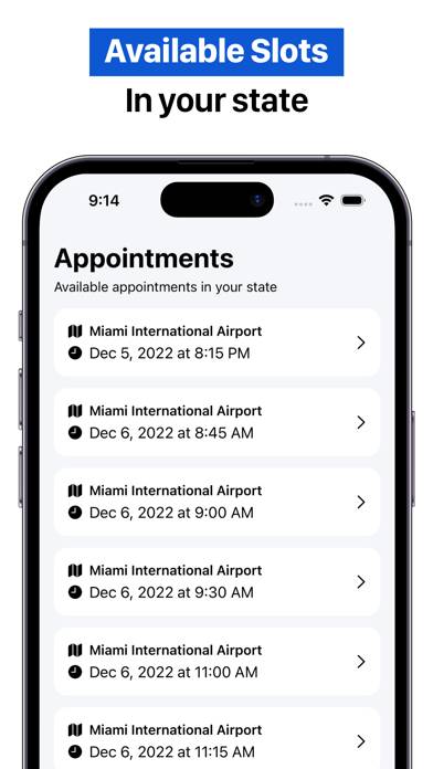 Global Entry Appointment App screenshot #2
