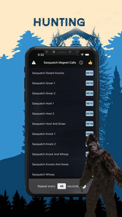 Sasquatch Hunting Calls App screenshot #2