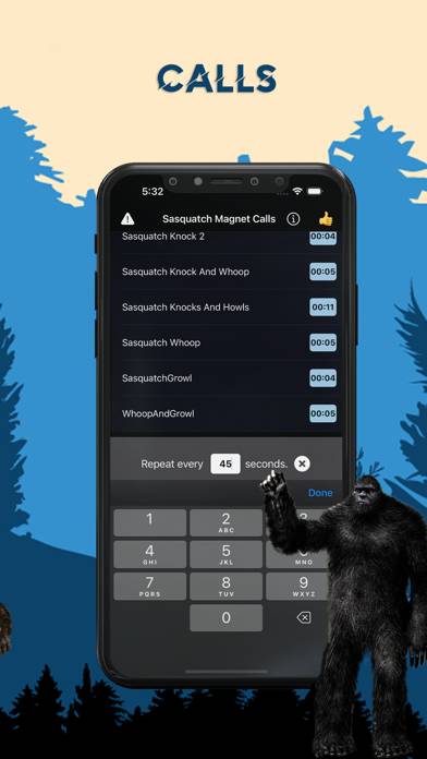 Sasquatch Hunting Calls App screenshot #3