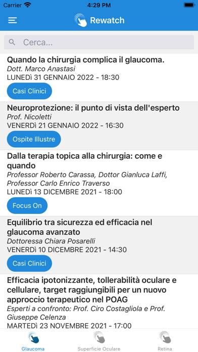 Vip in Touch Schermata dell'app