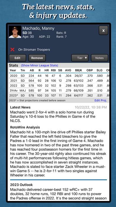 Fantasy Baseball Draft Kit '23 App screenshot #3