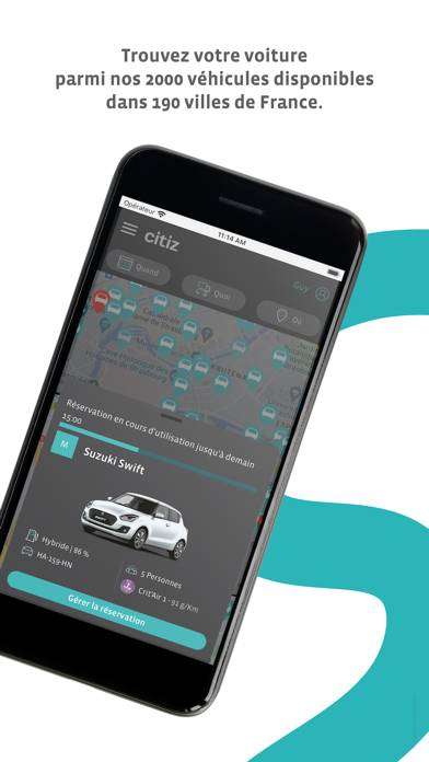 L'autopartage Citiz App screenshot #2