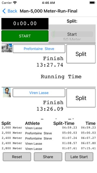 Track and Cross Country App screenshot