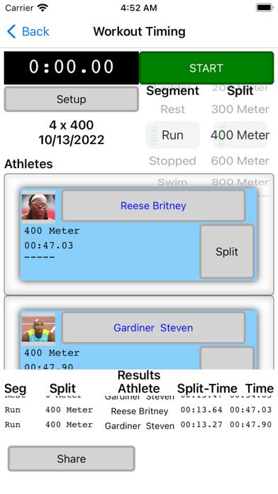 Track and Cross Country App screenshot