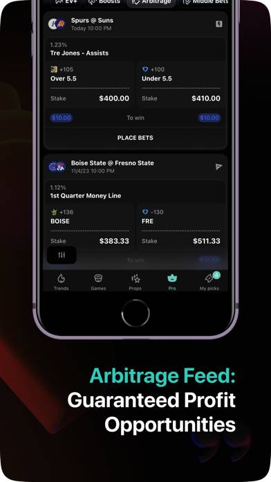 Outlier: Smart Sports Betting App screenshot