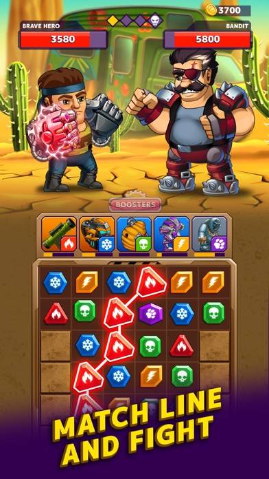 Battle Lines: Puzzle Fighter App screenshot #1