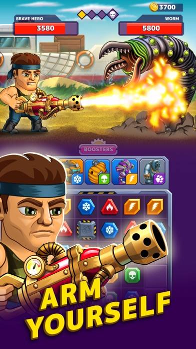 Battle Lines: Puzzle Fighter App screenshot #2
