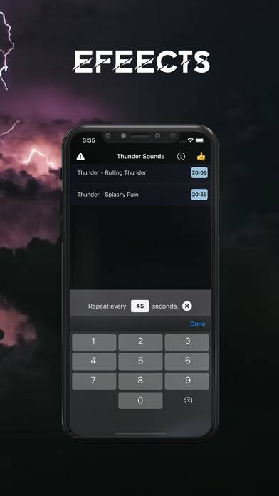 Thunder Sounds For Sleeping App screenshot #3