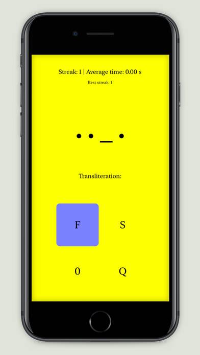 Morse Code Letters App-Screenshot #1