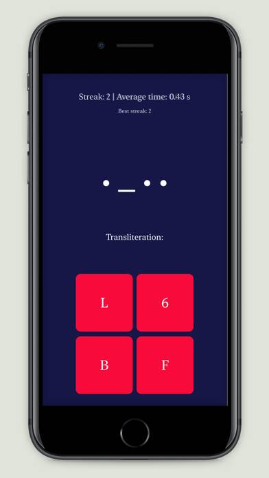 Morse Code Letters App screenshot #5