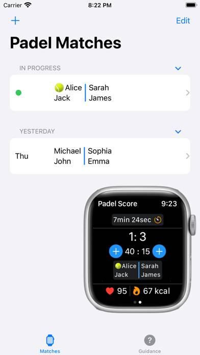 Padel Score Counter App screenshot #1
