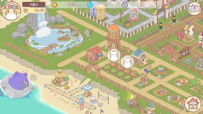 Cats & Soup: Fluffy Town skärmdump av spelet