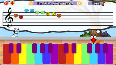 Cat Piano Meow Schermata dell'app #1