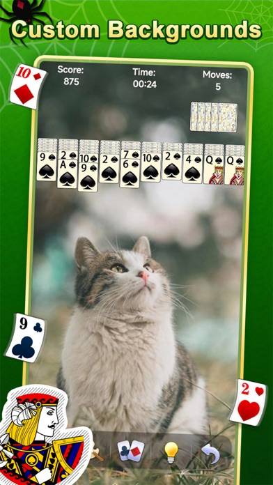 Spider Solitaire capture d'écran du jeu