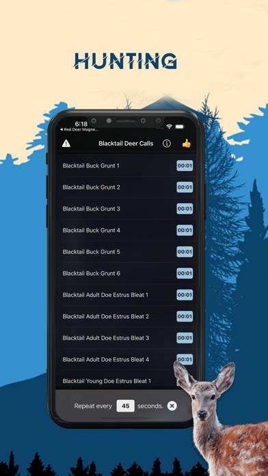 Blacktail Deer Magnet Calls App screenshot