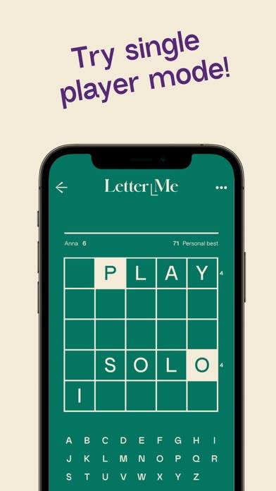 LetterMe App skärmdump #3