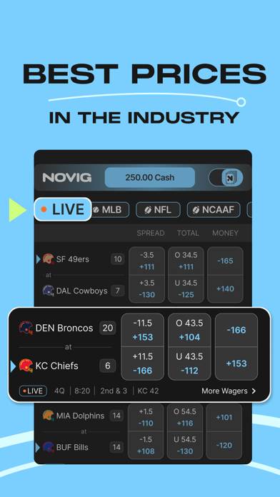 Novig App screenshot
