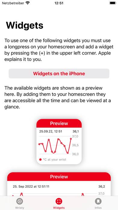 Wristy App screenshot