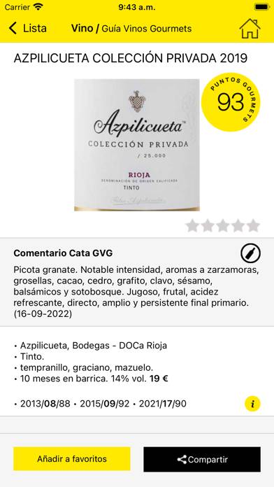 Guía Vinos Gourmets 2023 App screenshot #4