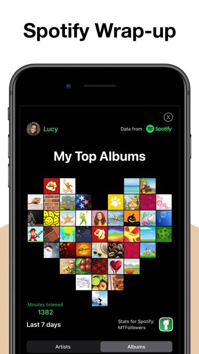 Stats for Spotify: MTFollowers Captura de pantalla de la aplicación #2