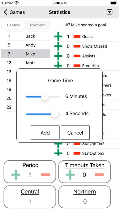 Field Hockey Statistics App screenshot #1
