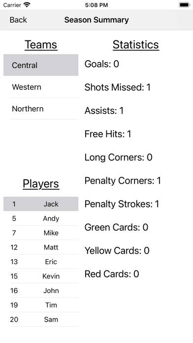 Field Hockey Statistics App screenshot #3