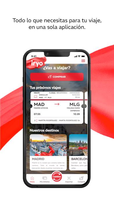 Iryo App screenshot #1