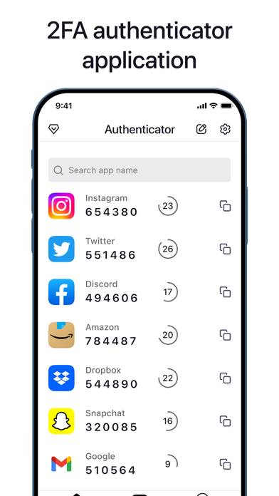 Authenticator App ‘ App skärmdump #1
