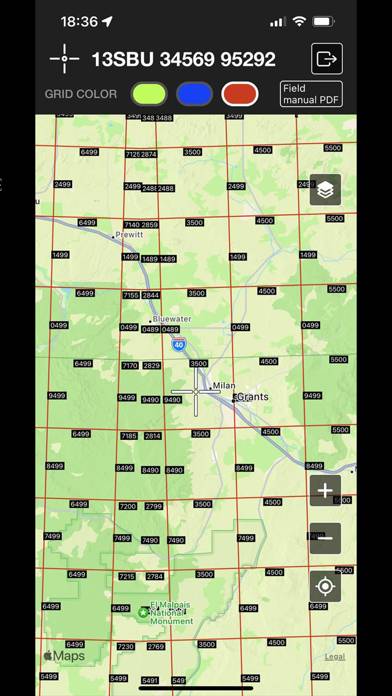 MGRS Live Map App screenshot #2