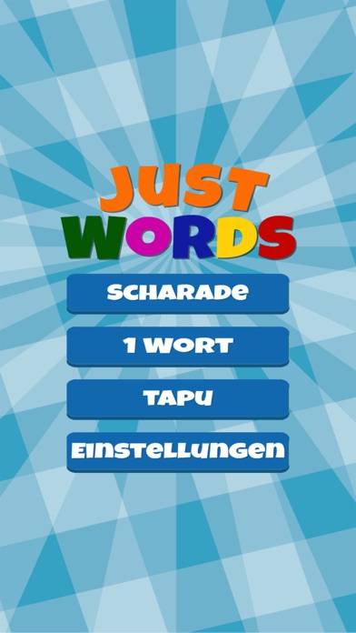 Just Words App screenshot #1