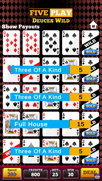 Massive Video Poker Collection game screenshot