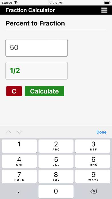 Fraction Calculator Schermata dell'app #4