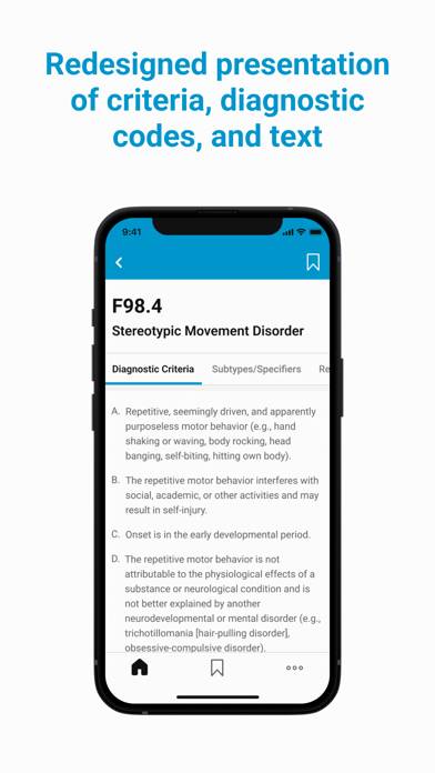 DSM-5-TR Diagnostic Criteria App screenshot