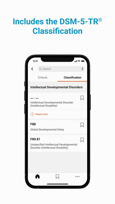 DSM-5-TR Diagnostic Criteria App screenshot