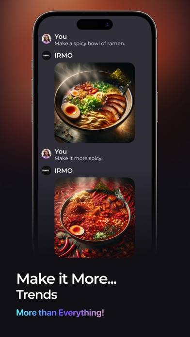 IRMO - AI Photo Generator Bildschirmfoto