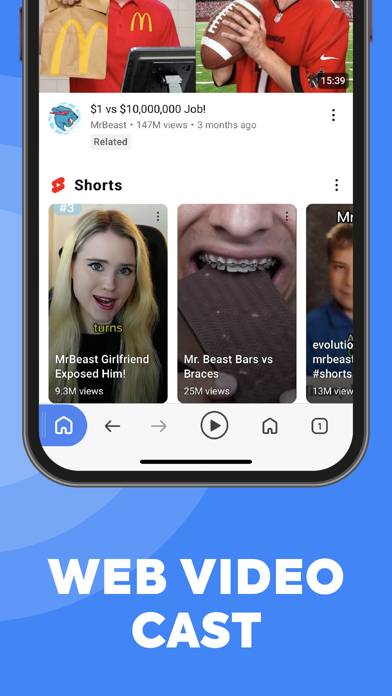 Cast for Chromecast App skärmdump