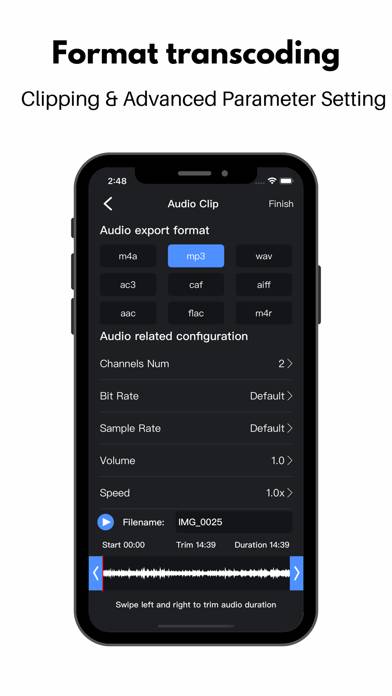 Audio Extractor Schermata dell'app