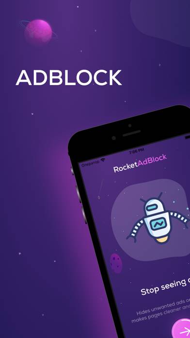 Rocket AdBlock Capture d'écran de l'application #1