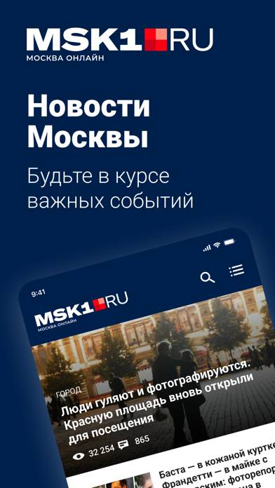 Msk1.ru - Новости Москвы screenshot