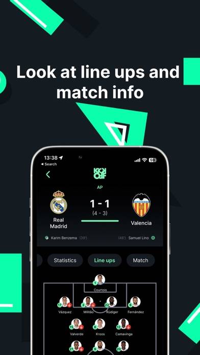 Soccer LiveScore by KICKOFF Captura de pantalla de la aplicación #4