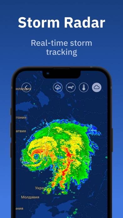 Weather 24: NOAA Storm Radar Captura de pantalla de la aplicación #2