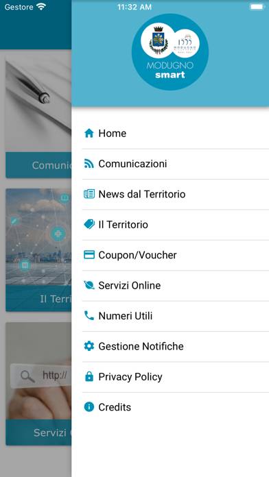 Modugno Smart Schermata dell'app