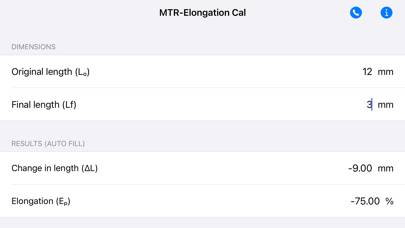 MTR-ElongationCalculator screenshot #2