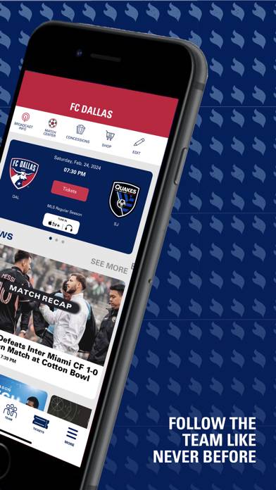 FC Dallas App screenshot