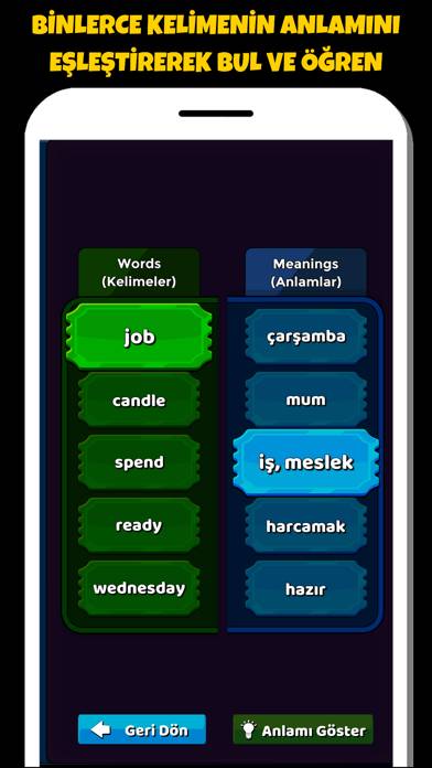 İngilizce Kelime Öğren App screenshot #3
