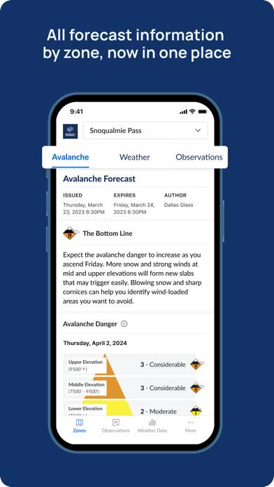 Avy: Avalanche & Weather Info App screenshot #3
