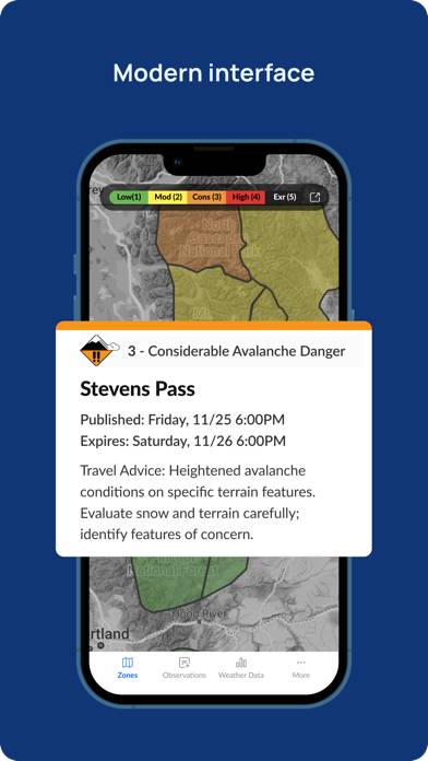 Avy: Avalanche & Weather Info App screenshot #6