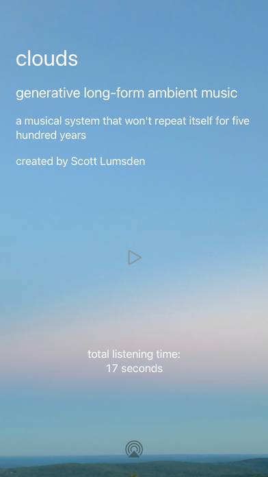Clouds: Ambient Music Captura de pantalla de la aplicación #1