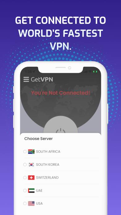 Fast VPN Captura de pantalla de la aplicación