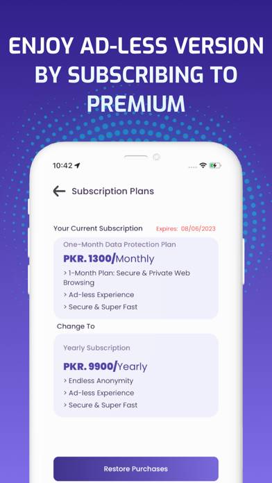 Fast VPN Captura de pantalla de la aplicación